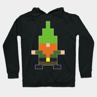 Leperchaun Gnome in Pixel Hoodie